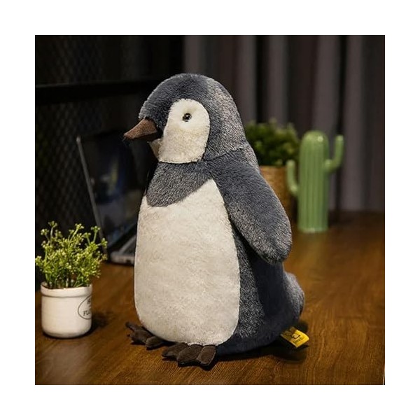 LfrAnk Mignon Pingouin en Peluche Jouet Pingouin Jouet Enfants Cadeau d’Anniversaire Cadeau de Noël 50cm 2