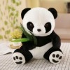 EacTEL Animaux en Peluche, Pandas en Feuille de Bambou, Poupées Panda, Poupées Panda, Peluches Douces, Cadeaux d’Anniversaire