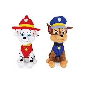 Paw Patrol Peluche XXL au choix Chase Police 60 cm, Marshall pompier 60 cm Plush … Marshall Pompiers 60 cm 