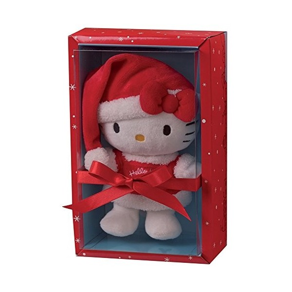 Jemini 022688 HELLO KITTY Peluche de Noël +/-19 cm en coffret cadeau