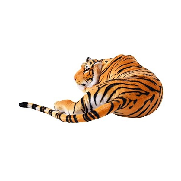 TE-Trend 18789 – Tiger Grand Chat couché Jungle Animaux Sauvages Steppe 80 cm Multicolore