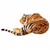 TE-Trend 18789 – Tiger Grand Chat couché Jungle Animaux Sauvages Steppe 80 cm Multicolore