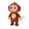 CoComelon Peluche Singe JJ 20 cm, WT0060, Multicolore