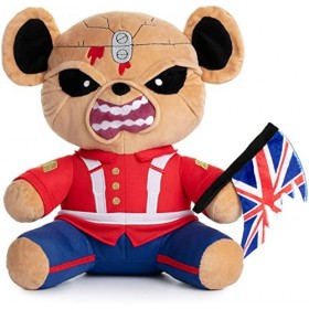 Iron Maiden Eddie der Trooper Teddy Plüschfigur Unisexe Figurine en Peluche Rouge 100% Polyester