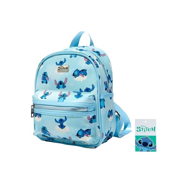 Claires Disney Sac à dos Stitch | Maternelle et École Scolaire | Pour Enfants Garçons et Filles | Cadeau Anniversaire Noël |