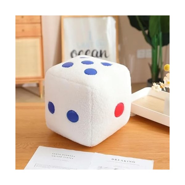 GagaLu Dés Peluche Pendentif Jouet Cube Peluche Coussin Poupée Peluche Rembourré Porte-clés Jouet Cadeau Créatif Enfants Cade
