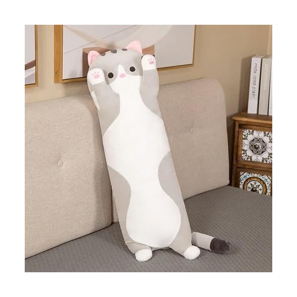SaruEL Kawaii Peluche Chat Poupée Peluche Jouet Oreiller Poupée Jouet Enfants Cadeau Petite Amie Anniversaire Cadeau Enfants 