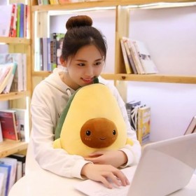 NOpinz Mignon Avocat en Peluche Jouet Poupée Douce Dessin Animé Fruits Coussin Canapé Coussin Enfants Fille Noël Cadeau D’Ann