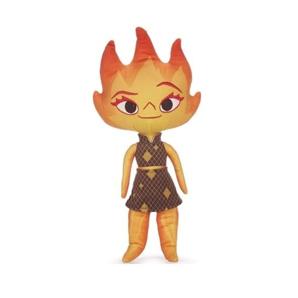 UKToyworld Jouets en peluche douce Elementals de 30,5 cm Gale Ember Wade Clod EMBER 