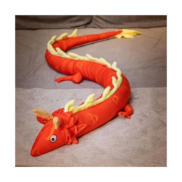 Zodiac Dragon Peluche Jouet Dinosaure en Peluche poupée Animal Sommeil Oreiller Cadeau d’Anniversaire garçon Enfants Cadeau d