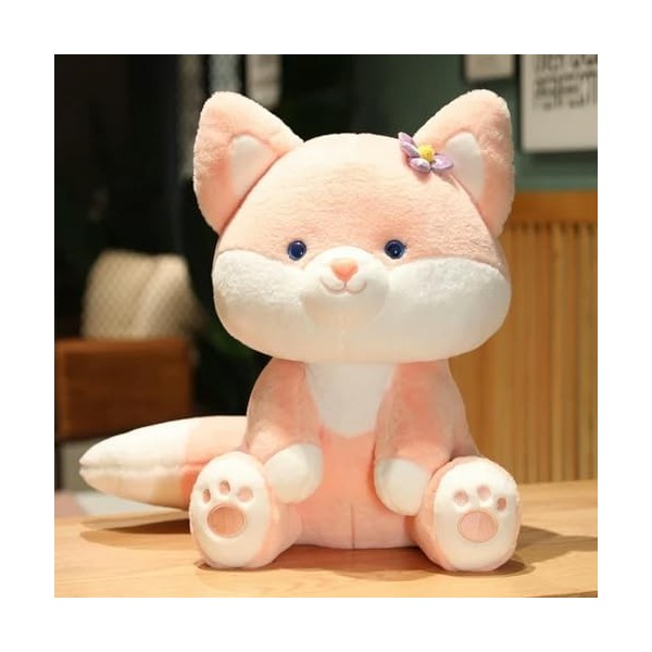 NOpinz Peluche Animal poupée Enfants Oreiller Enfants Jouet Chambre décoré Peluche Renard Cadeau d’Anniversaire Renard Peluch