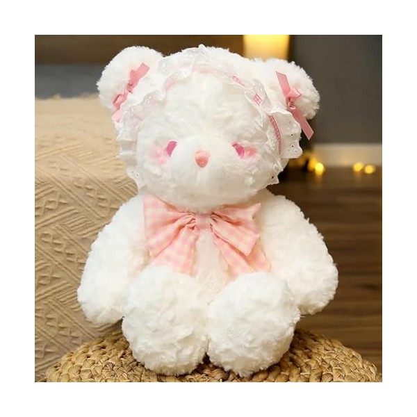 EacTEL Kawaii Bunny Doll Enfants Ours en Peluche Peluche Fille Lapin Jouet Mignon Peluche Enfants Cadeau Mignon Cadeau De Noë