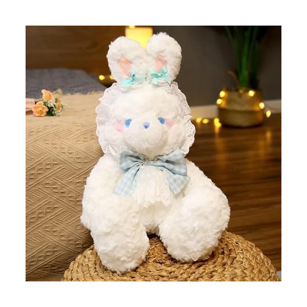 EacTEL Kawaii Bunny Doll Enfants Ours en Peluche Peluche Fille Lapin Jouet Mignon Peluche Enfants Cadeau Mignon Cadeau De Noë