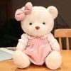 GagaLu Mignon Ours en Peluche Jouet Robe Noeud Ours en Peluche Poupée Couple Ours Saint Valentin Cadeau D’Anniversaire pour E