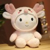 Kawaii Wapiti Jouets en Peluche en Peluche Dessin animé Animaux Ours cerf poupées Enfants Filles Cadeaux Cadeaux d’Anniversai