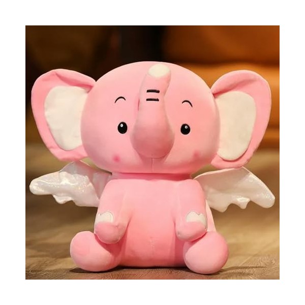 NOpinz Nouveau Kawaii Ange Éléphant Peluche Jouet en Peluche Dessin Animé Animal Poupée Enfants Mignon Cadeau D’Anniversaire 