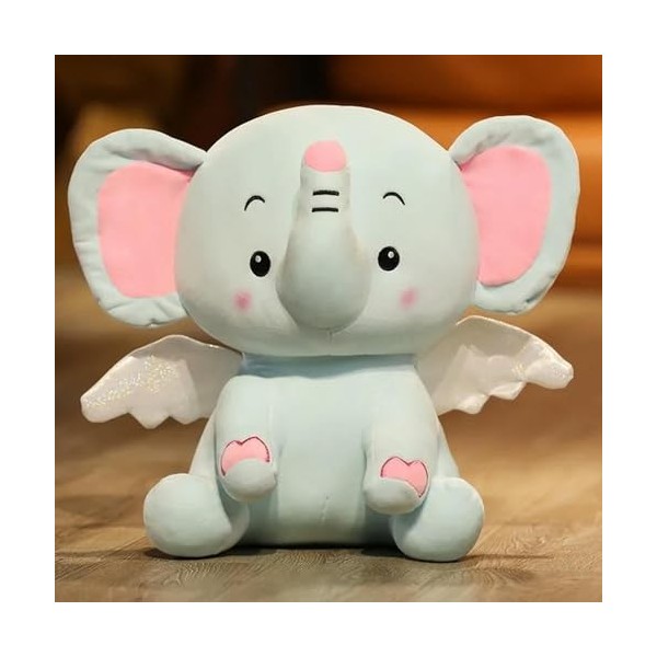 NOpinz Nouveau Kawaii Ange Éléphant Peluche Jouet en Peluche Dessin Animé Animal Poupée Enfants Mignon Cadeau D’Anniversaire 