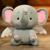 NOpinz Nouveau Kawaii Ange Éléphant Peluche Jouet en Peluche Dessin Animé Animal Poupée Enfants Mignon Cadeau D’Anniversaire 