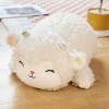 LfrAnk Mignon Moelleux Polaire Oreiller Jouet Peluche Animal chèvre Tapis Enfants Fille Cadeau d’Anniversaire Cadeau de Noël 