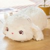 LfrAnk Mignon Moelleux Polaire Oreiller Jouet Peluche Animal chèvre Tapis Enfants Fille Cadeau d’Anniversaire Cadeau de Noël 