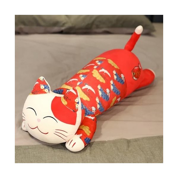 GagaLu Mignon Chat en Peluche Oreiller Chat Peluche Poupée Mignon Animal Long Oreiller Enfants Jouets Enfants Cadeaux D’Anniv