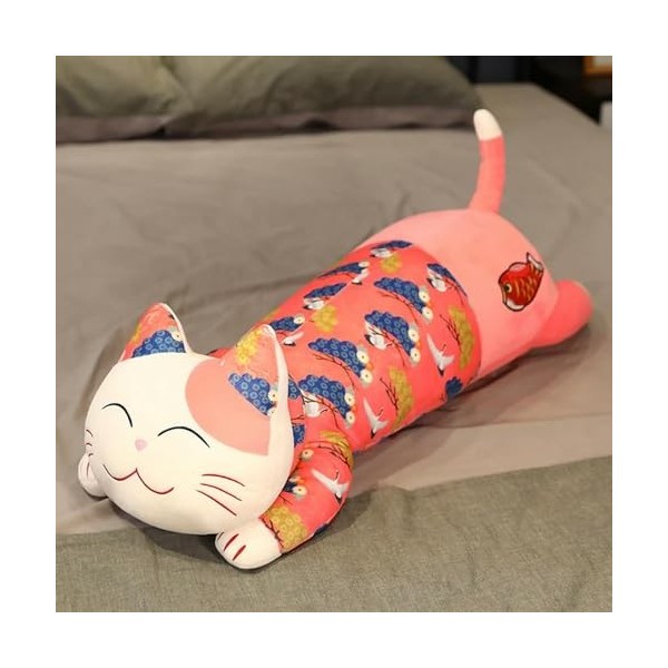 GagaLu Mignon Chat en Peluche Oreiller Chat Peluche Poupée Mignon Animal Long Oreiller Enfants Jouets Enfants Cadeaux D’Anniv