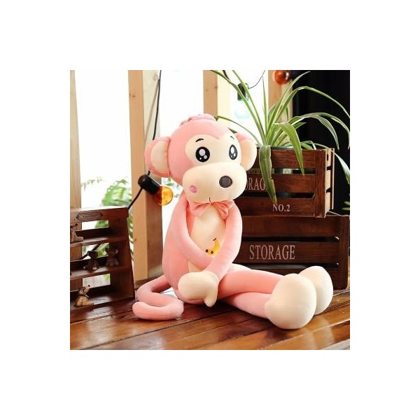 DACASO Mignon Cartoon Creative Peluche Toy Animal Monkey Soft Banana Long Arm Long Legs Peluche Doll Baby Sleeping Comforting