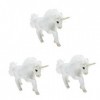 Abaodam 3 Pièces Licorne De Simulation Peluche Licorne Oreiller De Licorne en Peluche Décoration Dinspiration Nordique Poupé