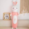 Lapin Oreiller en Peluche Long Sommeil Oreiller Clip Jambe Chiffon poupée Fille poupée lit poupée-I,105CM