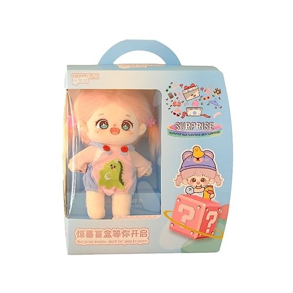 HOOLRZI Poupée en Peluche Mignonne en Peluche pour Enfants, 8 Pouces, poupée étoile Idole avec Cheveux Doux, poupée apaisante