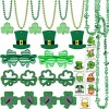 Costume de fête de Saint Patricks Kit, accessoires irlandais verts, accessoires de déguisement pour irlandais, Saint Patrick,