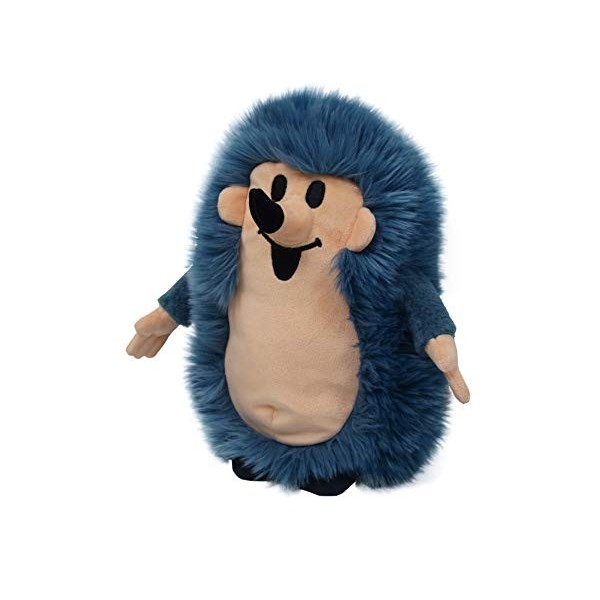 Peluche Animal en Peluche 28 cm Original Hérisson La Petite Taupe Bleu Debout Jouet Peluche pour Bébés Garçons Filles