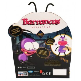 Wallatoys- Peluche Interactive Le Fourmilier barrancas avec Sons, WL004, Multicolore