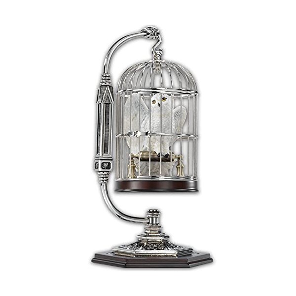 The Noble Collection Harry Potter Miniature Hedwig in Cage - 10in 2