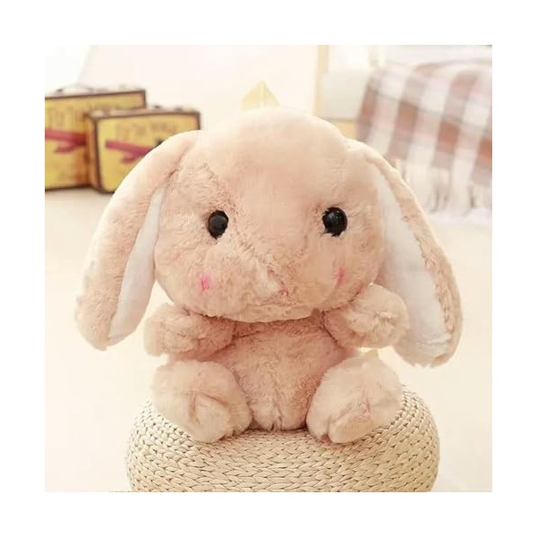 Peluche Longue Oreille Lapin Sac en Peluche Poupée en Peluche Jouet Enfants Sac À Dos Filles Enfants Cadeau D’Anniversaire Ca