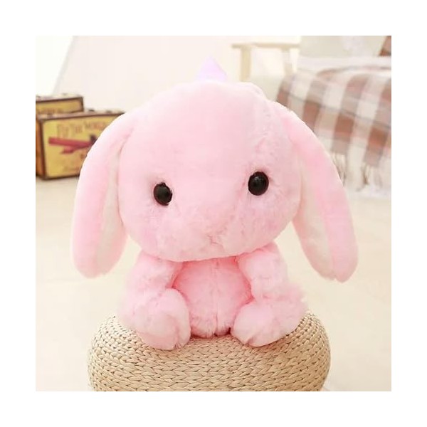 Peluche Longue Oreille Lapin Sac en Peluche Poupée en Peluche Jouet Enfants Sac À Dos Filles Enfants Cadeau D’Anniversaire Ca