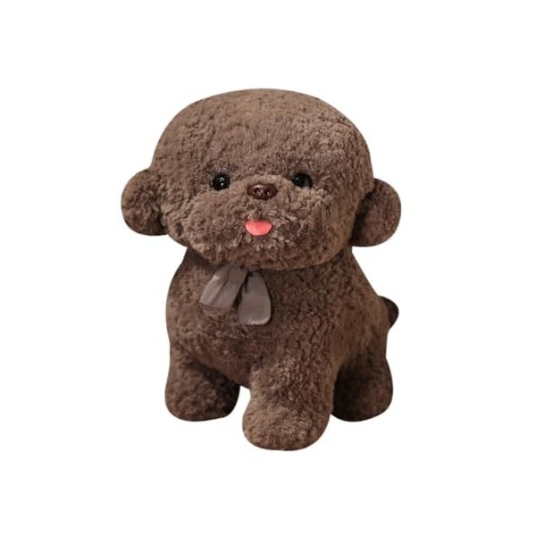 Peluches Nouveau Chien Mignon en Peluche, Simulation De Chiot Doux, Poupée en Peluche Créative, Chien en Peluche, Cadeau De V