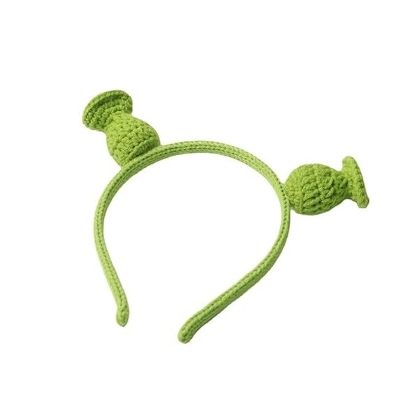 Union Power Shrek Bandeau avec oreilles mignonnes pour déguisement dHalloween Cosplay fête à thème Costume unisexe