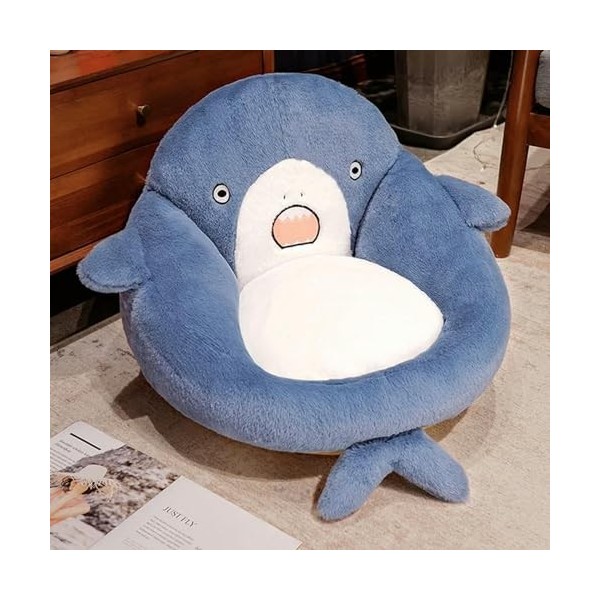 NOpinz Mignon Requin Coussin Tatami Couette Doux Assis Dock Maison Chambre Baie fenêtre Sol canapé Chaud en Peluche en Hiver 