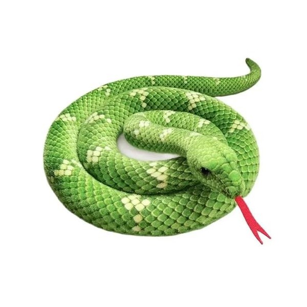 NOpinz Python Jouets en Peluche Python poupées Animaux en Peluche Serpent oreillers en Peluche décoration Anniversaire Cadeau