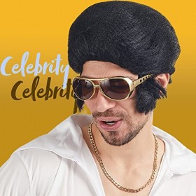 Ensemble Rockstar avec lunettes de soleil, collier Lunettes de soleil et collier Disco, accessoires classiques pour les femme