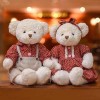 Mignon Ours en Peluche en Peluche Couple Ours Portant Jupe Ours Poupée Presse Poupée Cadeau danniversaire-B,65cm