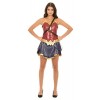 Dc Comics Wonder Woman Warrior Corset and Skirt Costume Set Adult X-Large 
