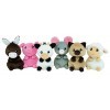 Jemini KIDIMOLS Animaux DE LA Ferme Peluche +/- 14CM : ANE, Cochon, Vache, Souris, Mouton ET Chat