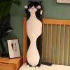 NOpinz Kawaii Doux Long Chat Oreiller Jouet en Peluche Bureau Sieste Oreiller Lit Sommeil Oreiller Décoration Intérieure Cade