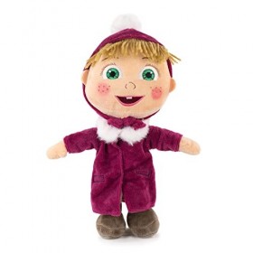 Play by Play Pack de 2 Peluches de Masha et lours - Hauteur Approx. 28cm - Qualité Super Soft