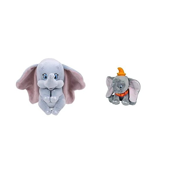 Ty - Disney - Peluche Musicale Dumbo 23 cm, TY90191 & Disney - Dumbo Classic, Film danimation Classique, Peluche, 25 cm, à p