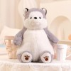 EacTEL Nouveau Super Mignon Doux Ours Polaire Husky Fox Peluche Jouet Oreiller Canapé Home Decor Fille Enfants Cadeau D’Anniv