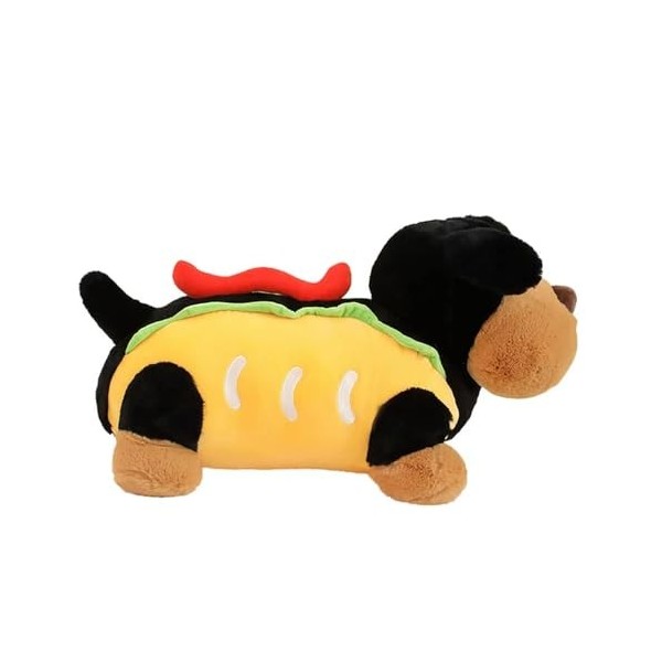 SaruEL Peluche Teckel Enfants Jouets Hot-Dog Jouets en Peluche Hot Dogs Mignon Enfants Chien Jouets Filles Cadeaux De Noël 55