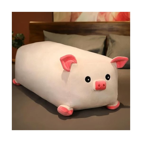 Poupée Cochon Carrée Géométrique Créative en Peluche Animal Cochon Jouet en Peluche Cochon Mignon Cochon Coussin Petite Amie 